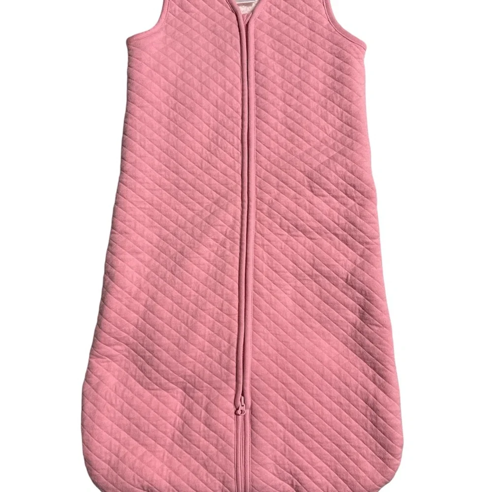 Hanna Andersson Pink and White Baby Sleep Sack